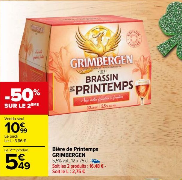 Bière de Printemps GRIMBERGEN