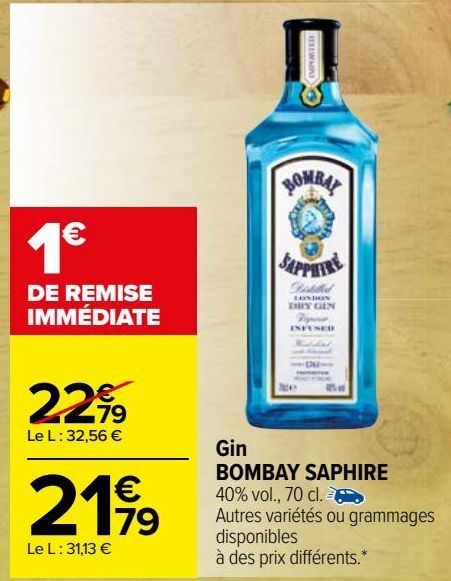 Gin BOMBAY SAPHIRE