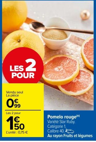 Pomelo rouge