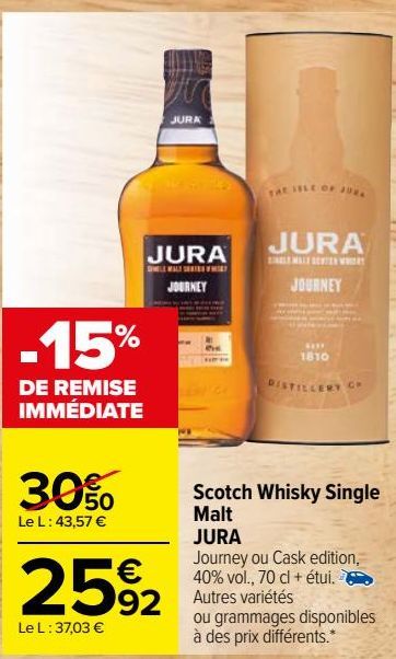 Scotch Whisky Single Malt JURA