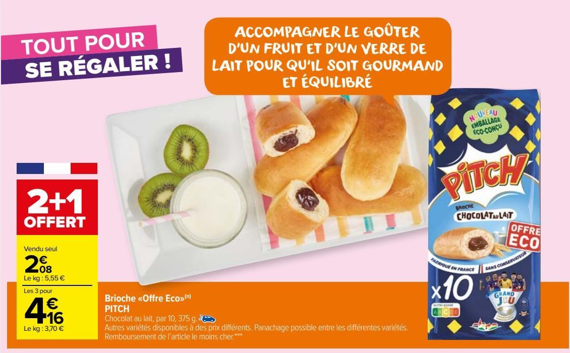 Brioche «Offre Eco» PITCH