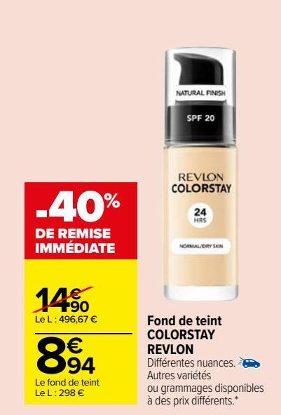 Fond de teint COLORSTAY REVLON