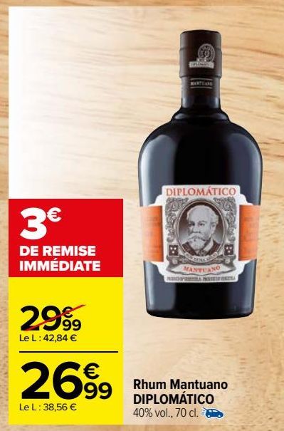 Rhum Mantuano DIPLOMÁTICO