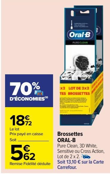 Brossettes ORAL-B