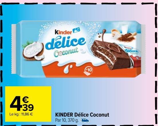 KINDER Délice Coconut