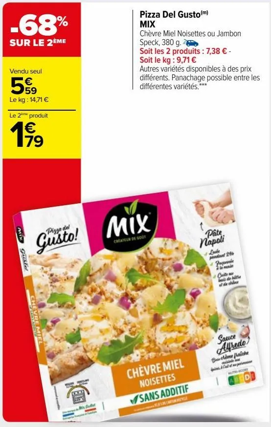 pizza del gusto mix