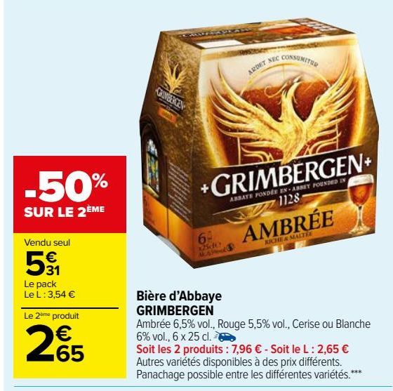 Bière d’Abbaye GRIMBERGEN