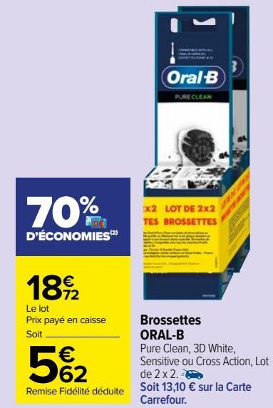 Brossettes ORAL-B