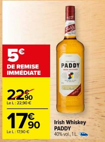 Irish Whiskey PADDY