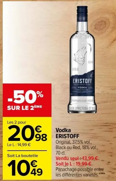 vodka eristoff