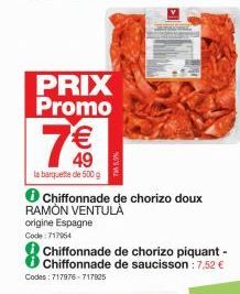 chorizo Promo