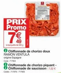 chorizo promo