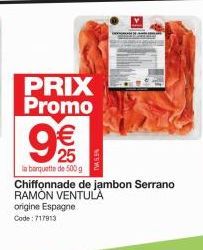 jambon serrano Promo