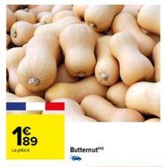 1€  19⁹9  La pièce  Butternut 