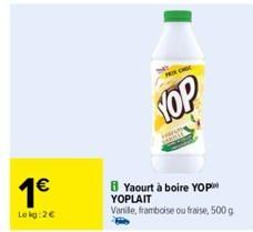 yaourt à boire Yop