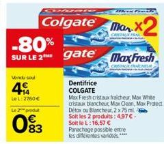 dentifrice Colgate