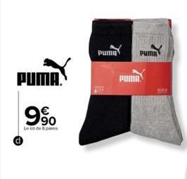 PUMA.  €  9%  Le lot de pares  Puma  PUMA 