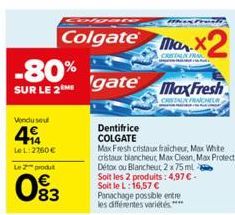 dentifrice Colgate