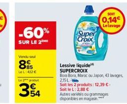 lessive liquide Super Croix