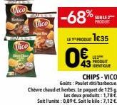 Vico  Vico  Vico  -68%  LEPROUT 1€35  0  SURLE PRODUIT  PRODUIT IDENTIQUE 