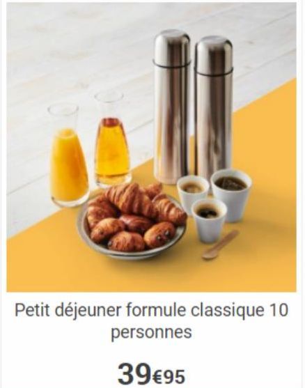 petit déjeuner 