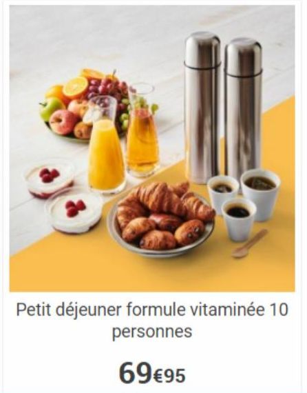 petit déjeuner 