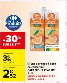 jus d'orange Carrefour