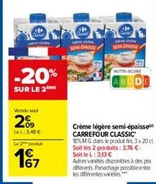 crème carrefour