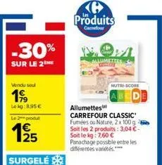 allumettes carrefour