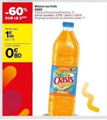 boisson aux fruits oasis