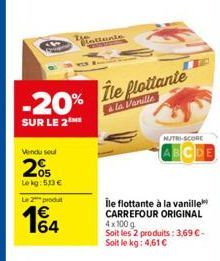 île flottante Carrefour