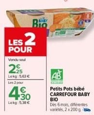 petits pots Carrefour