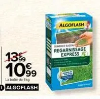 13% 1099  la boite de 1kg algoflash  algoflash  regarnissage express 