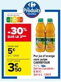 jus d'orange Carrefour