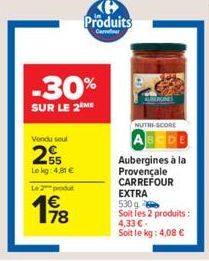 aubergines Carrefour