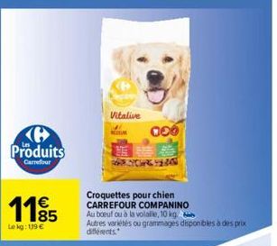 croquettes pour chien Carrefour