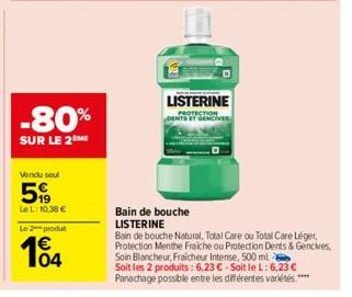 bain de bouche Listerine