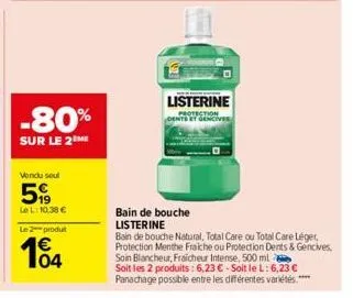 bain de bouche listerine