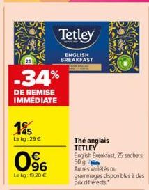 soldes Tetley