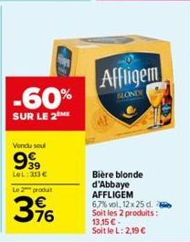 bière blonde Affligem