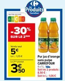 jus d'orange Carrefour