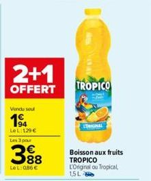 boisson aux fruits Tropico