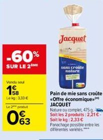 pain de mie Jacquet