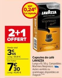 capsules de café 