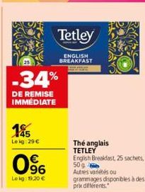 soldes Tetley