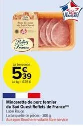 refers france  la barquette  599  lokg: 12,97 €  lanche 