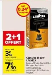 capsules de café lavazza