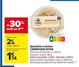 houmous Carrefour