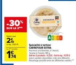 houmous carrefour