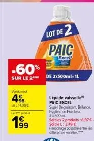 liquide vaisselle paic